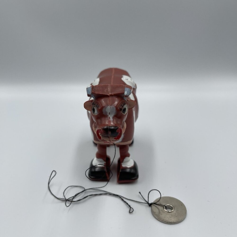 Vintage Marx Milking Cow Walk-A-Way Toy Walking Action Works! - Picture 3 of 16